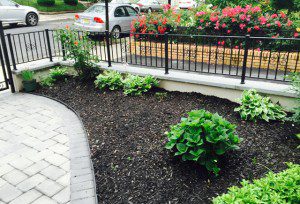 Paving stone patio in Jersey City NJ